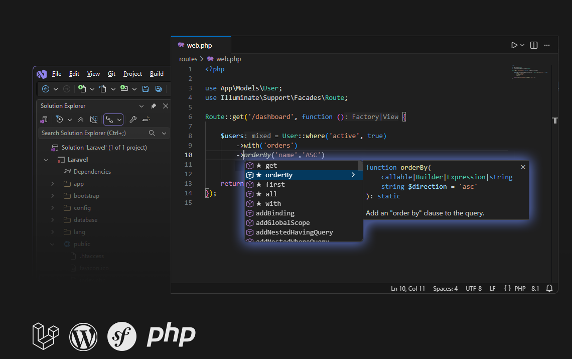 Introduction to PHP Tools for Visual Studio